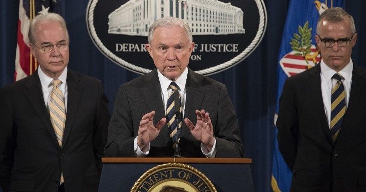 US Attorney General Jeff Sessions questioned in case of alleged Russian meddling in 2016 elections
