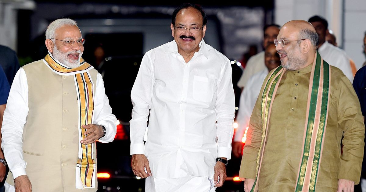 ‘Honouring millions by choosing farmer’s son’: Support pours in for Venkaiah Naidu as vice president
