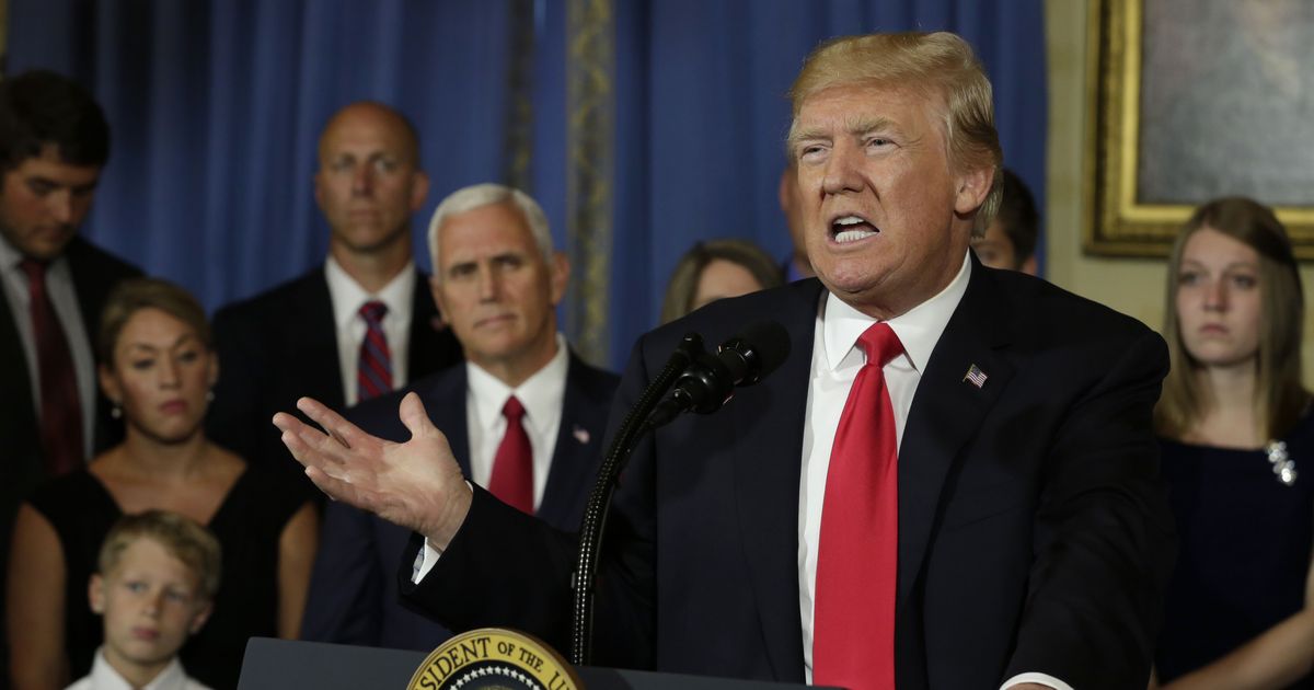 Donald Trump says ‘talking is not the answer’ to resolve the North Korean crisis