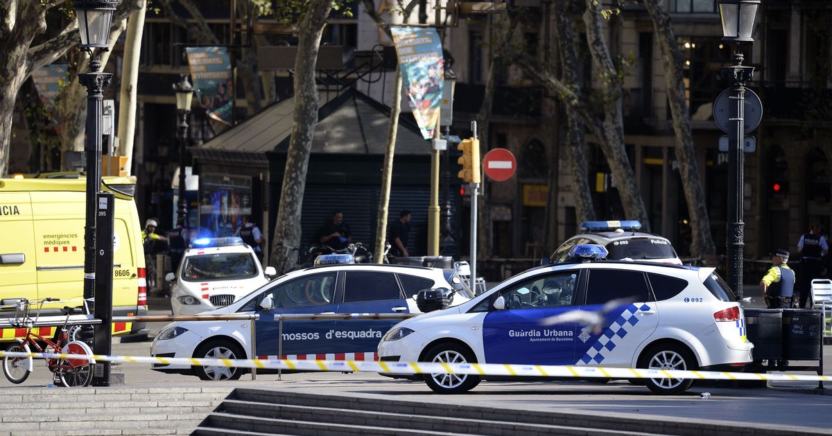 13 dead, more than 50 injured as van ploughs into Barcelona crowd in a suspected terror attack