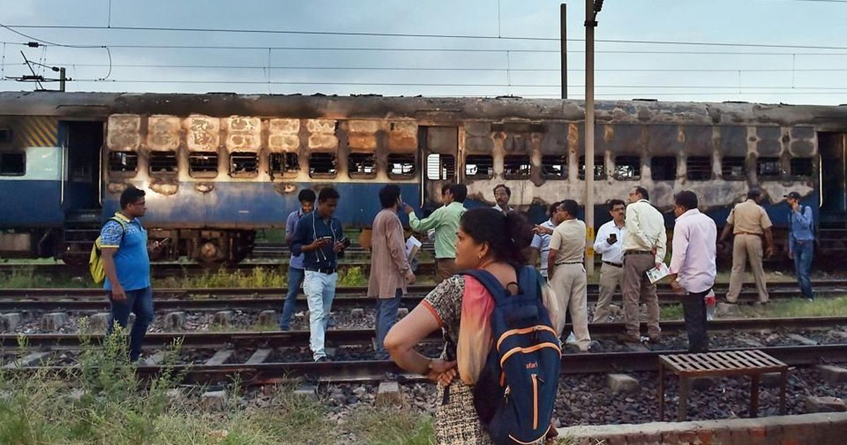 Image result for 4 Ram Rahim followers held for torching rail coaches