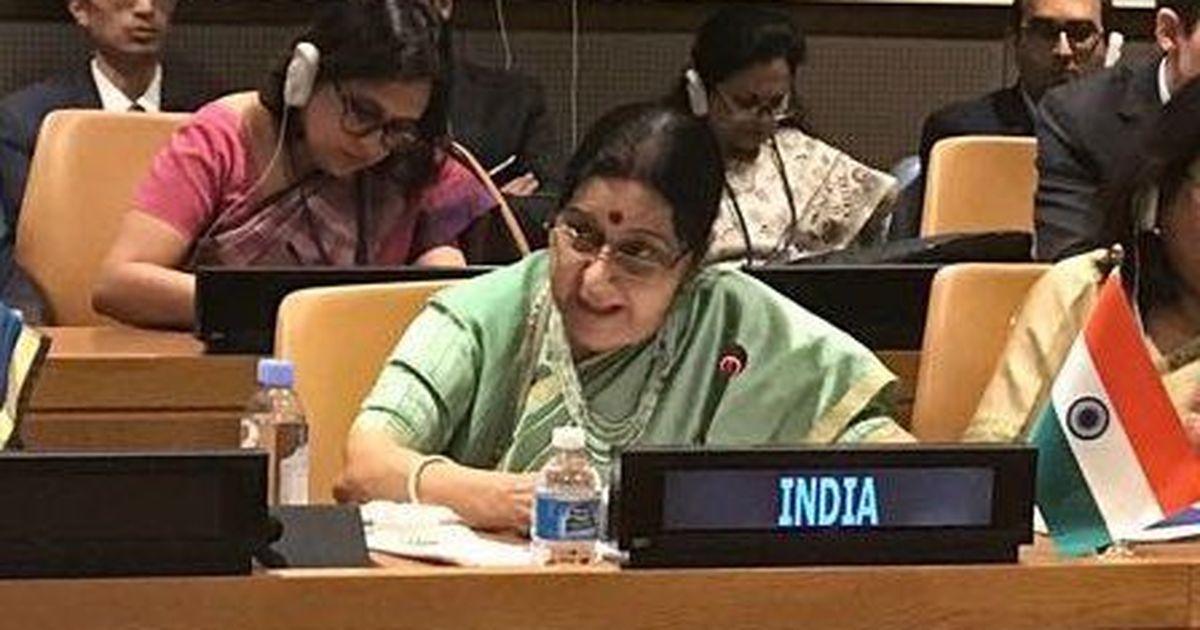 ‘Now you vote for us’: Sushma Swaraj’s reply to tweet on India’s UN vote on Jerusalem sparks row