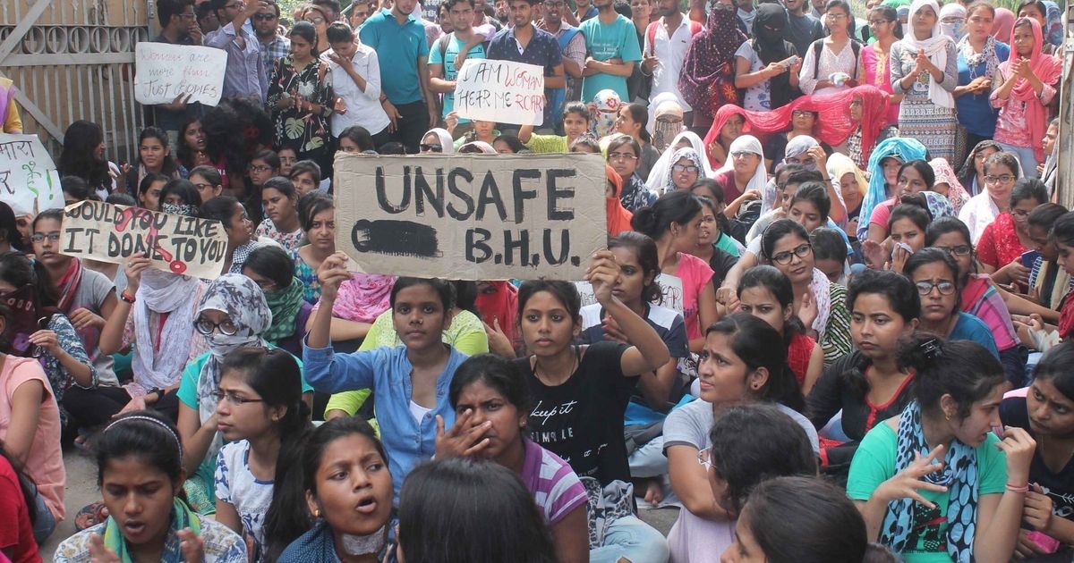 Banaras Hindu University vice chancellor says outsiders instigated the protests on campus