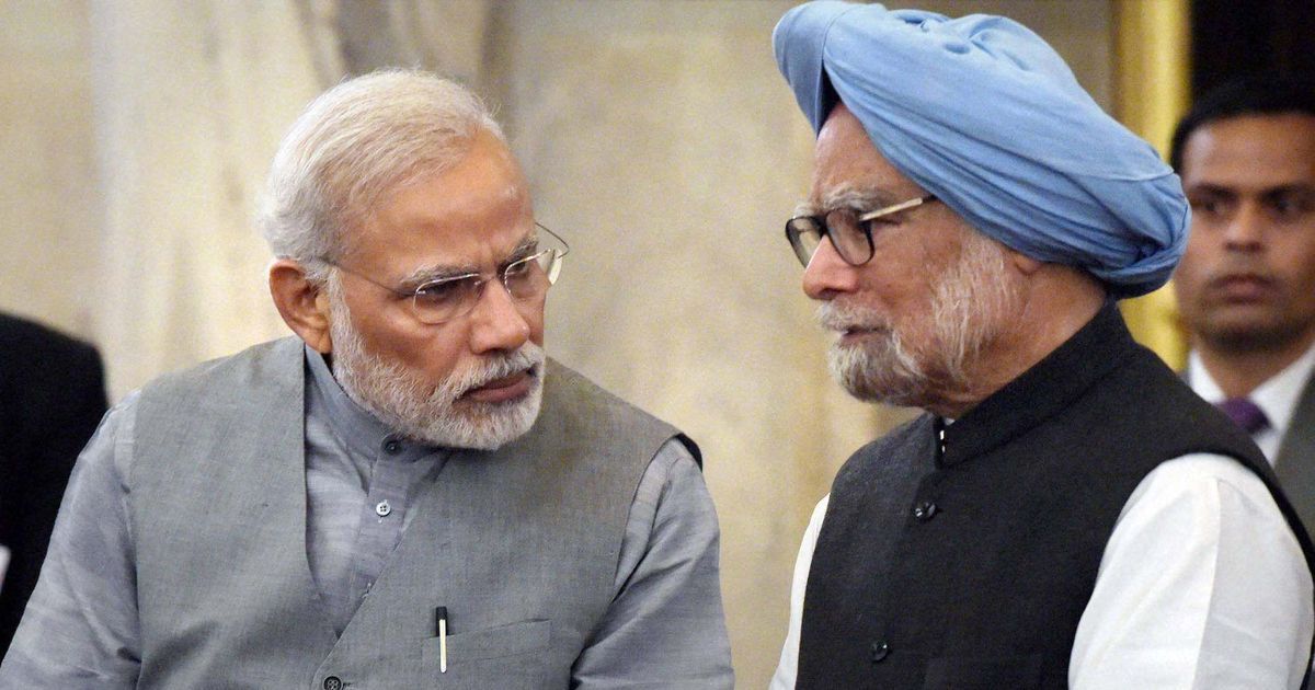 There is a difference between what Narendra Modi preaches and what he practises, says Manmohan Singh