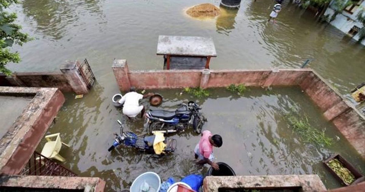 Image result for Chennai received rain for six hours, led to water logging