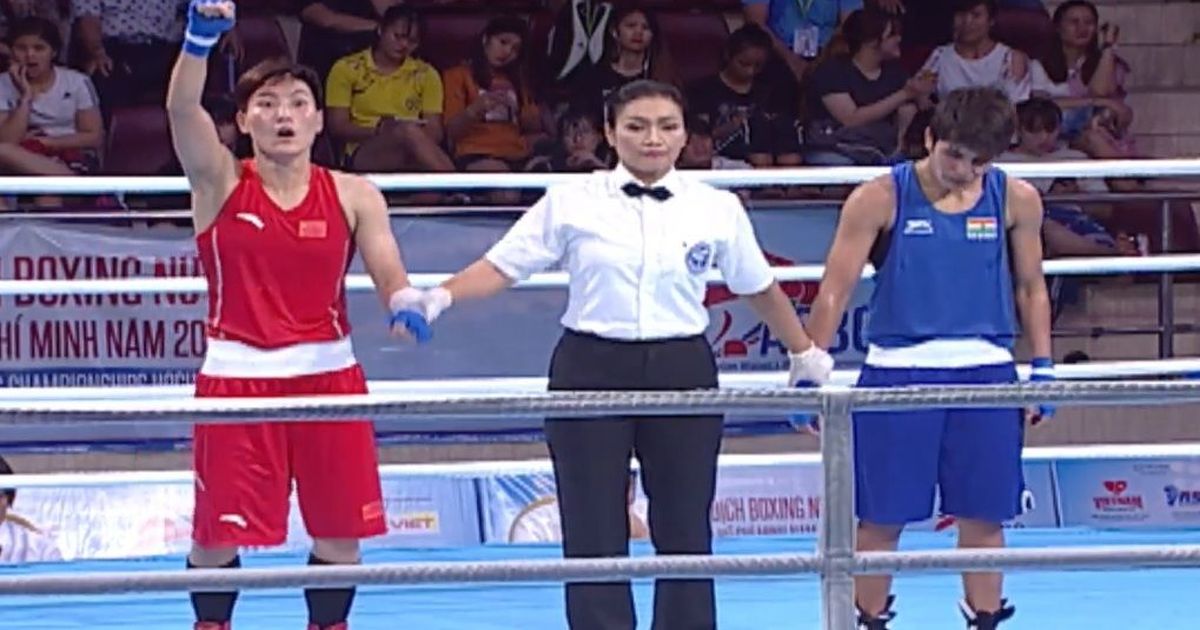 Boxing: Sonia Lather finishes with silver medal after losing to China’s Yin Junhua in 57 kg final