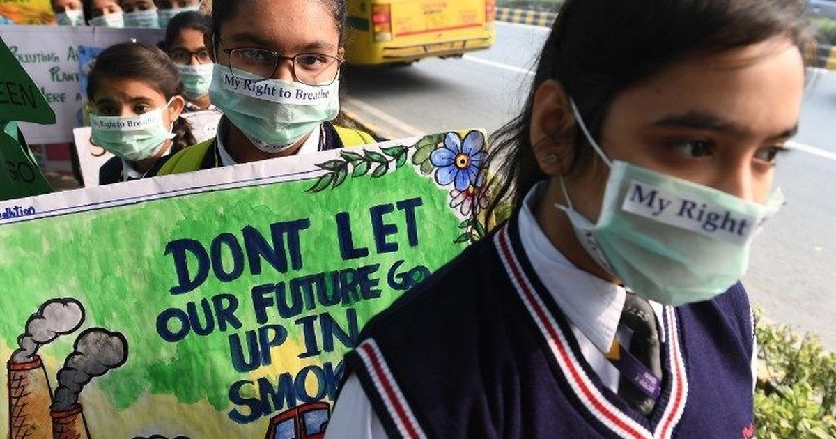 Delhi’s air quality improves to ‘moderate’ for the first time in two months