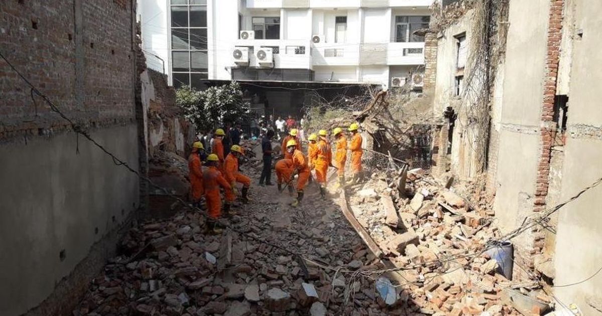 Delhi: Two die after decades-old building collapses in Taimur Nagar