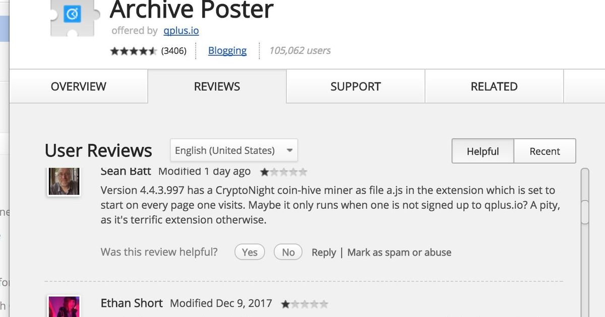Google Chrome takes down extension that was found mining cryptocurrency without users’ consent