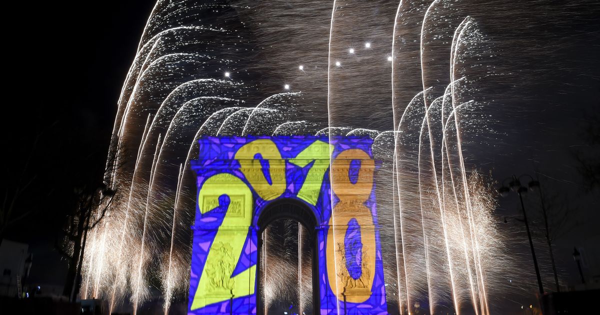 In photos: Revellers around the world usher in 2018 with fireworks and cheers