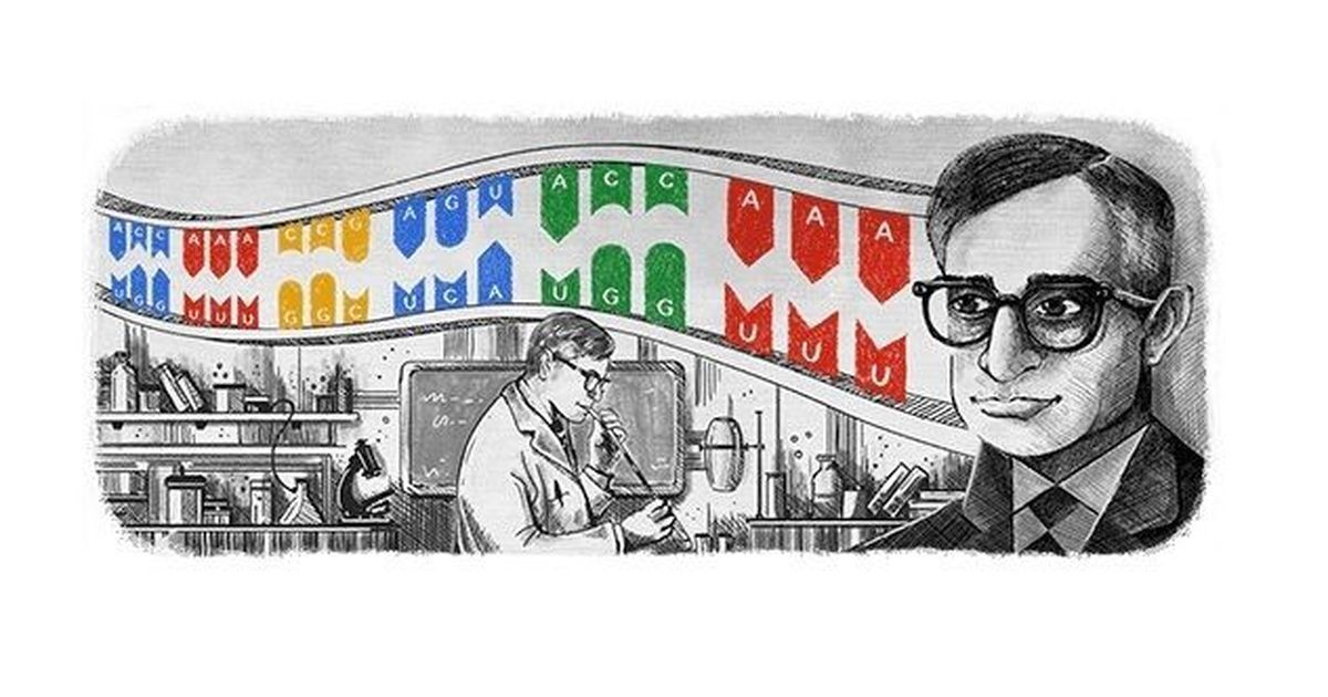 Google Doodle glorifies DNA researcher Har Gobind Khorana on his birthday