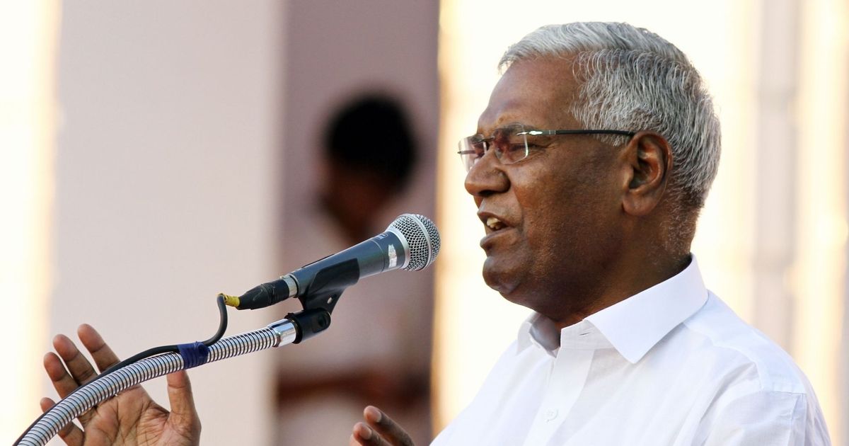‘It is about the future of democracy,’ says CPI leader D Raja after meeting Justice Chelameshwar
