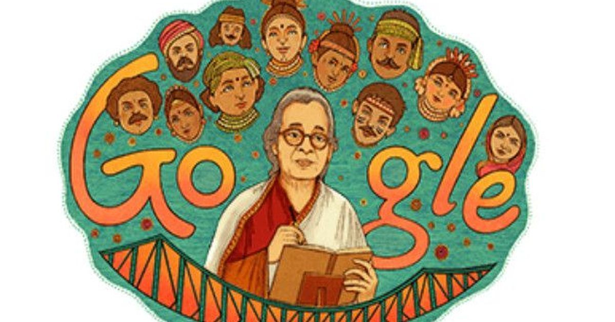 Google doodle honours author-activist Mahasweta Devi on her 92nd birth anniversary
