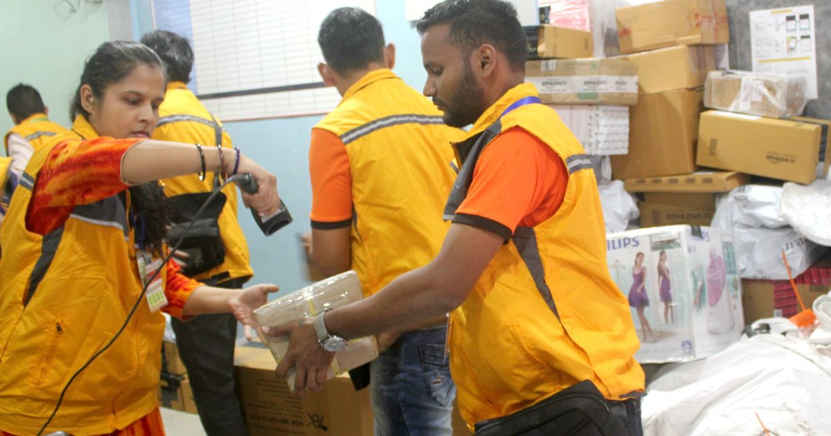 inside an amazon delivery station in mumbai run by the hearing impaired job opportunities