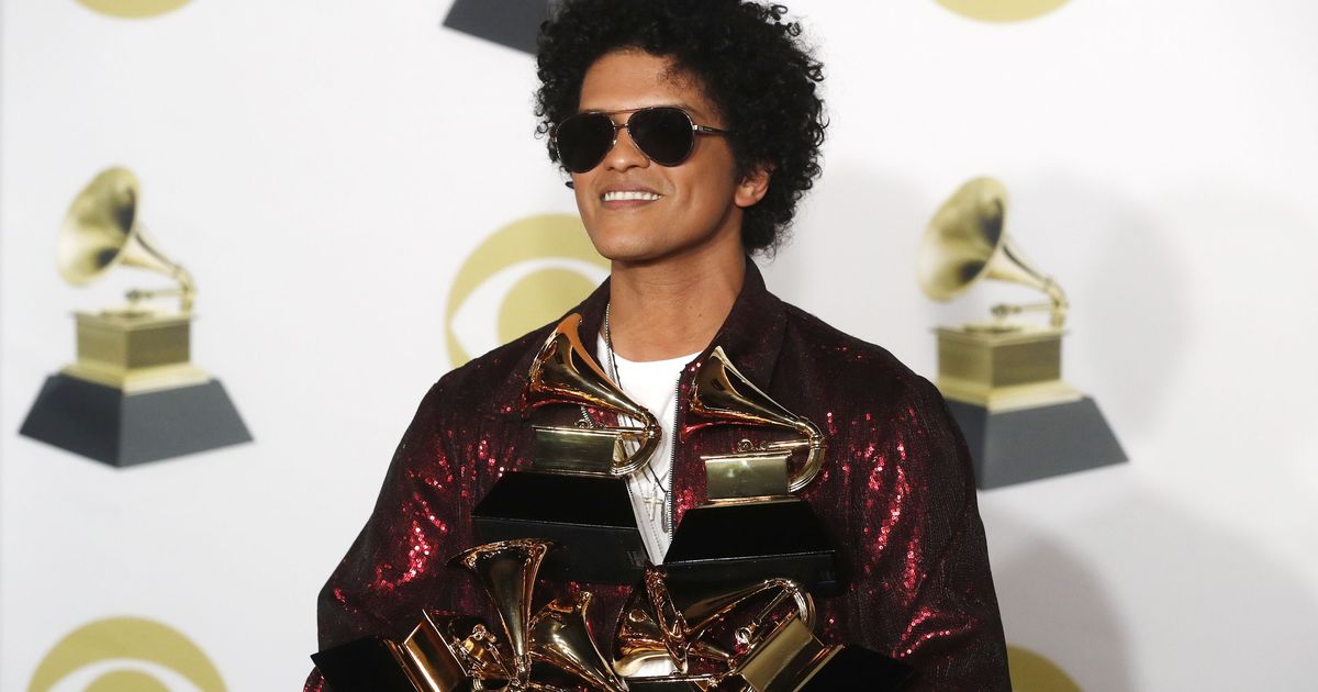 Big wins for Bruno Mars, Kendrick Lamar at the 2018 Grammy Awards