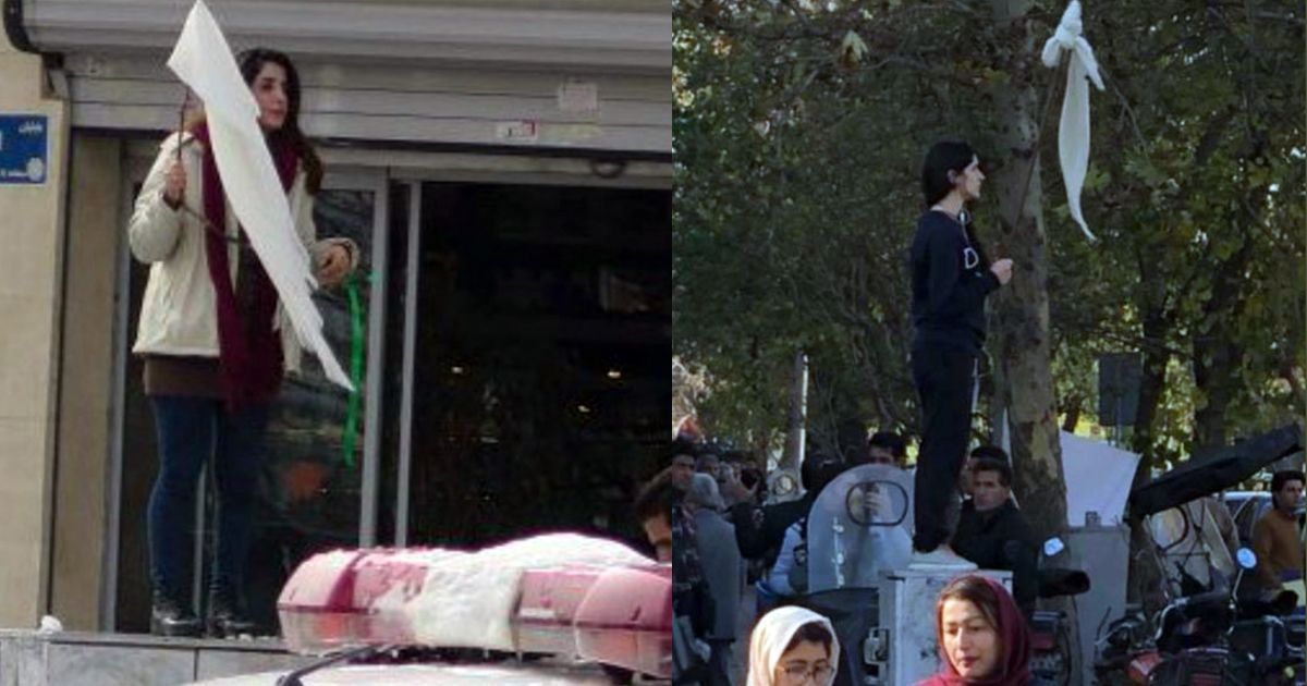 Women in Iran protest without headscarves against law that makes hijab compulsory in public