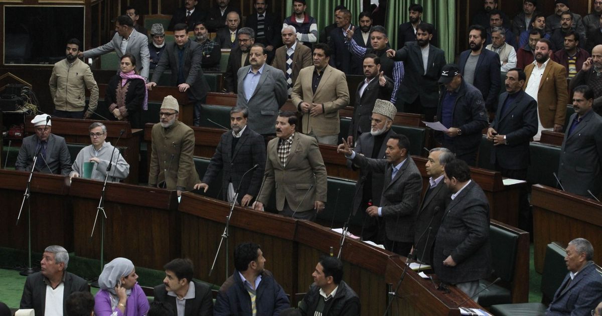 Jammu and Kashmir: Opposition protests in Assembly against Haryana assault incident