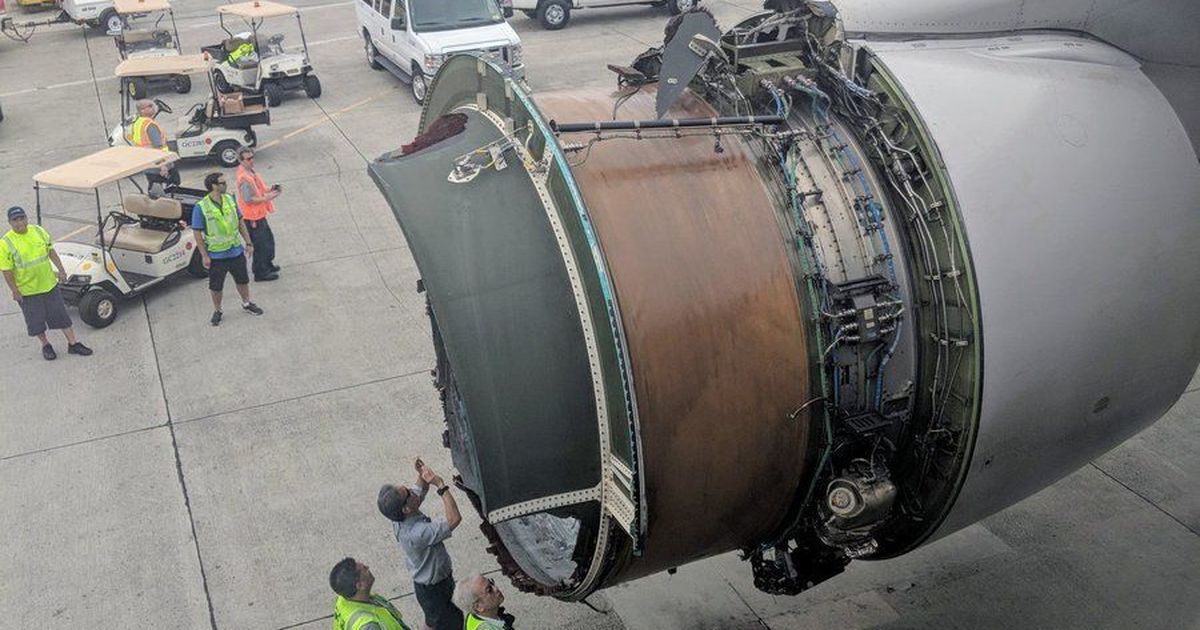 Watch: United Airlines flight forced to land after engine’s cover comes off over the Pacific