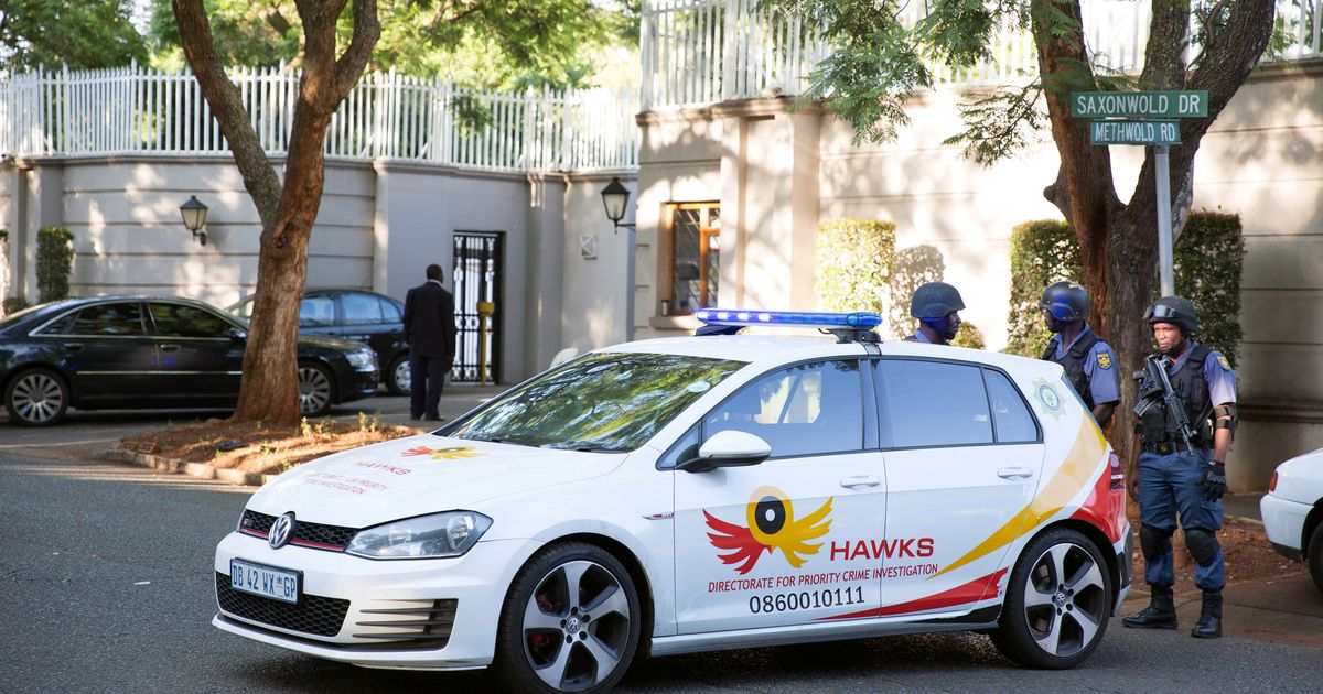 South African Police raid Johannesburg home of President Zuma’s allies, the Gupta family