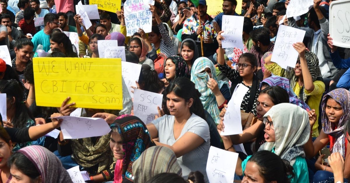 Delhi: JLN metro station shut down as protests against alleged scam in SSC exams continue