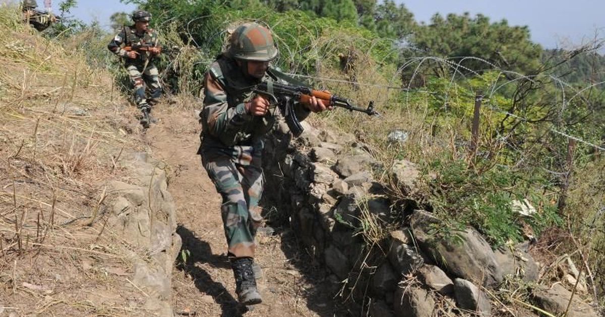 Civilian killed in terrorist firing at police