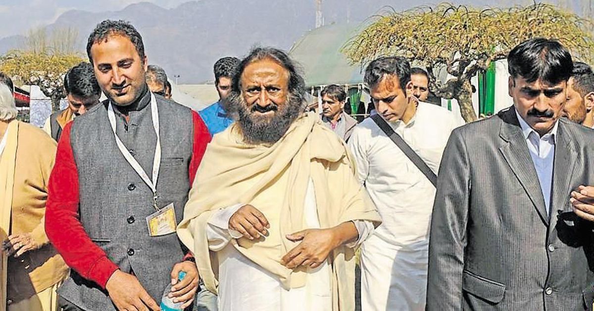 People claim they were lured into attending Ravi Shankar’s Srinagar event with false promises