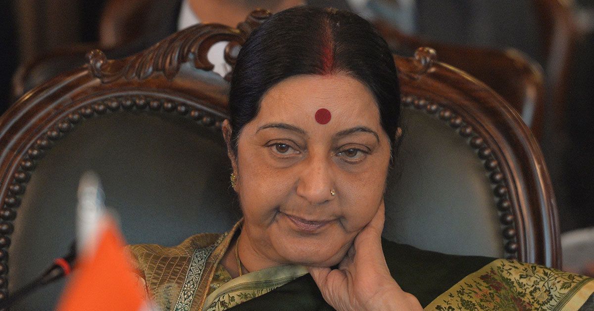 Sushma Swaraj trolled for helping Lucknow interfaith couple in passport row