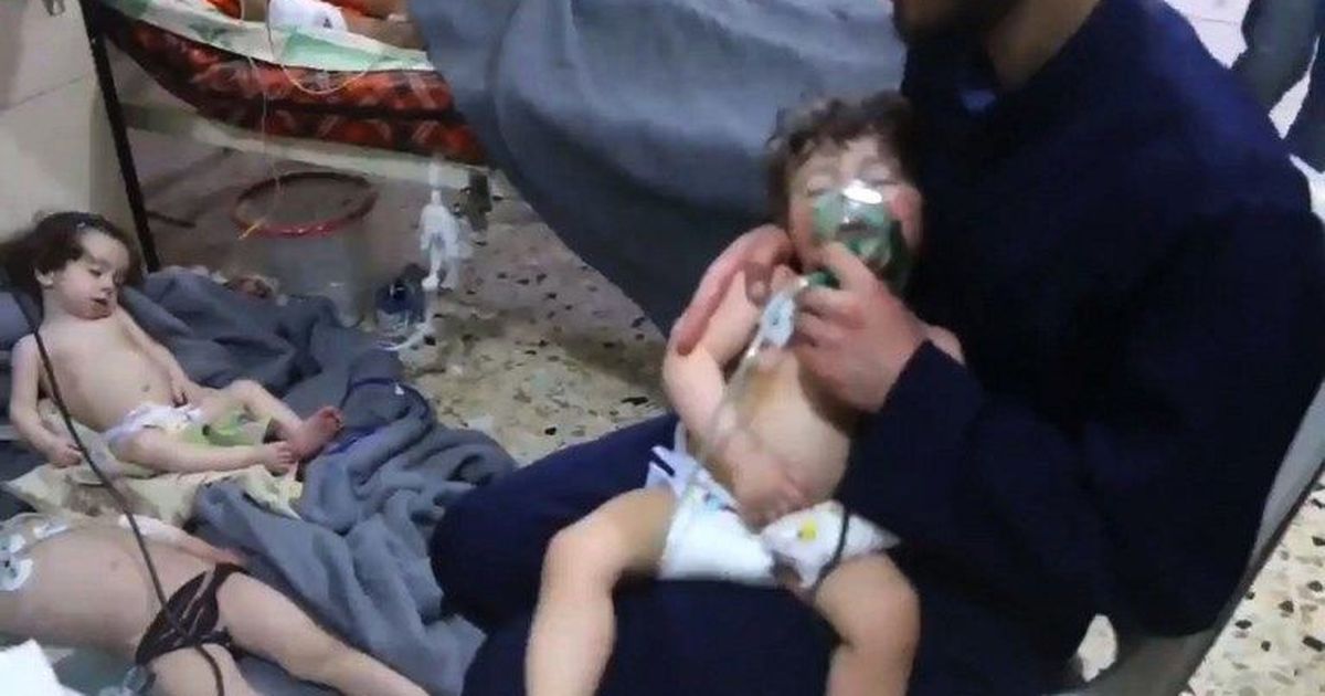 Suspected Syrian gas attack reportedly kills 70 Douma