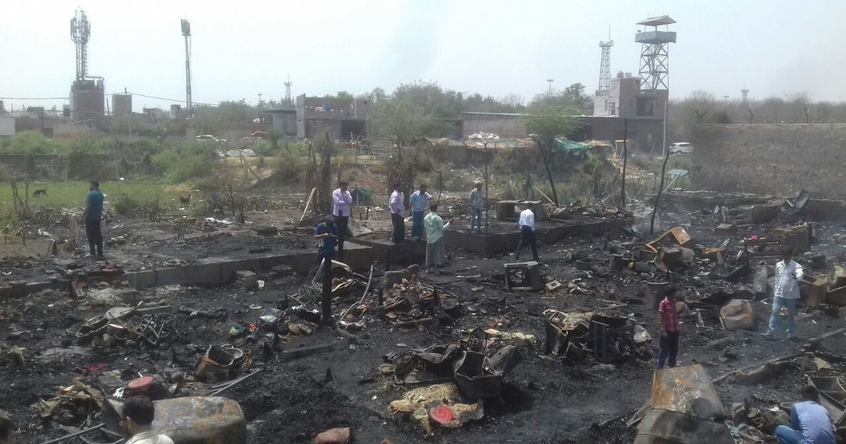 Fire destroys Delhi’s only Rohingya camp, no casualties reported