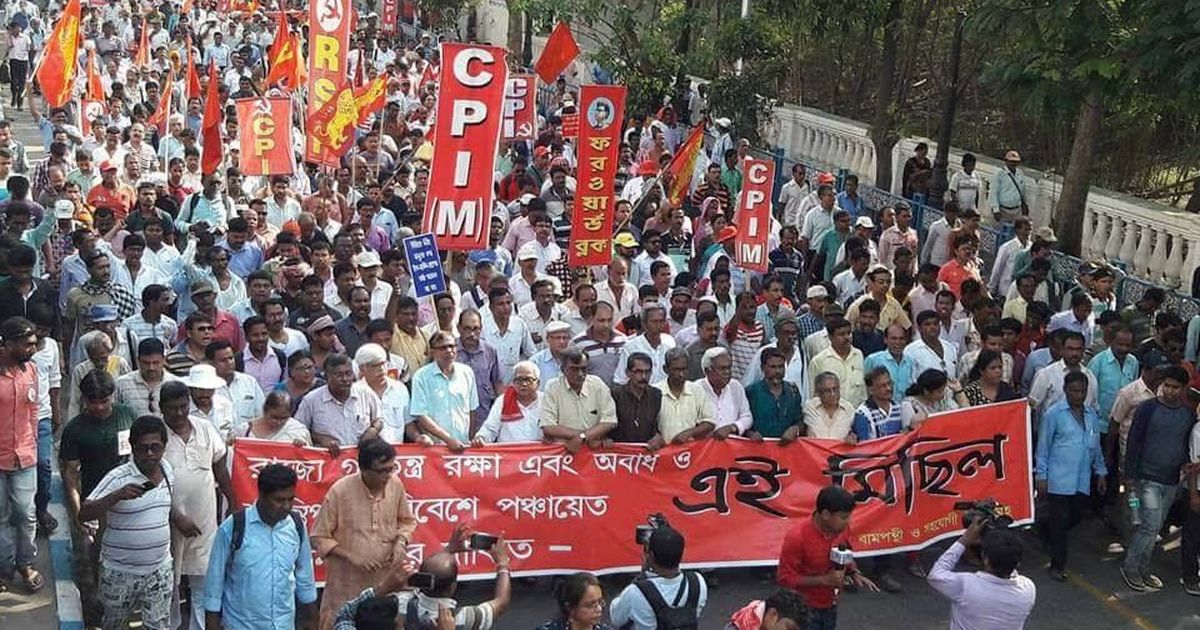 West Bengal panchayat polls: Congress, Left protest against violence during filing of nominations