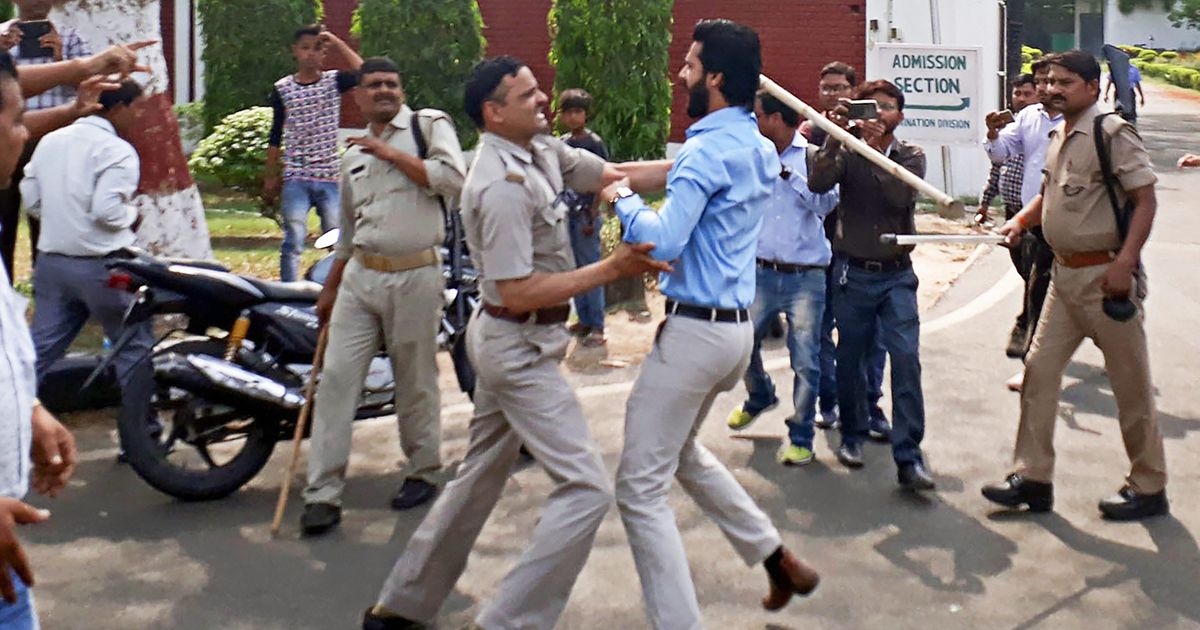 Jinnah portrait: Protests at Aligarh Muslim University as Hindutva groups allegedly thrash students