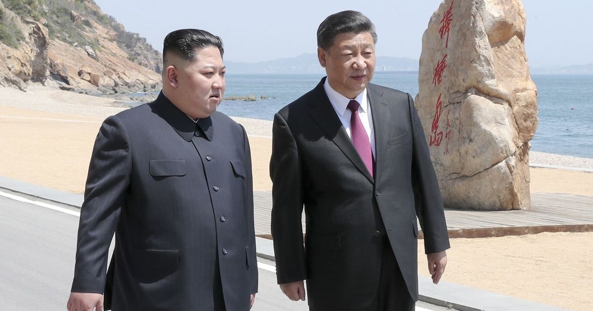 North Korean leader Kim Jong-un meets Chinese President Xi Jinping for the second time in two months