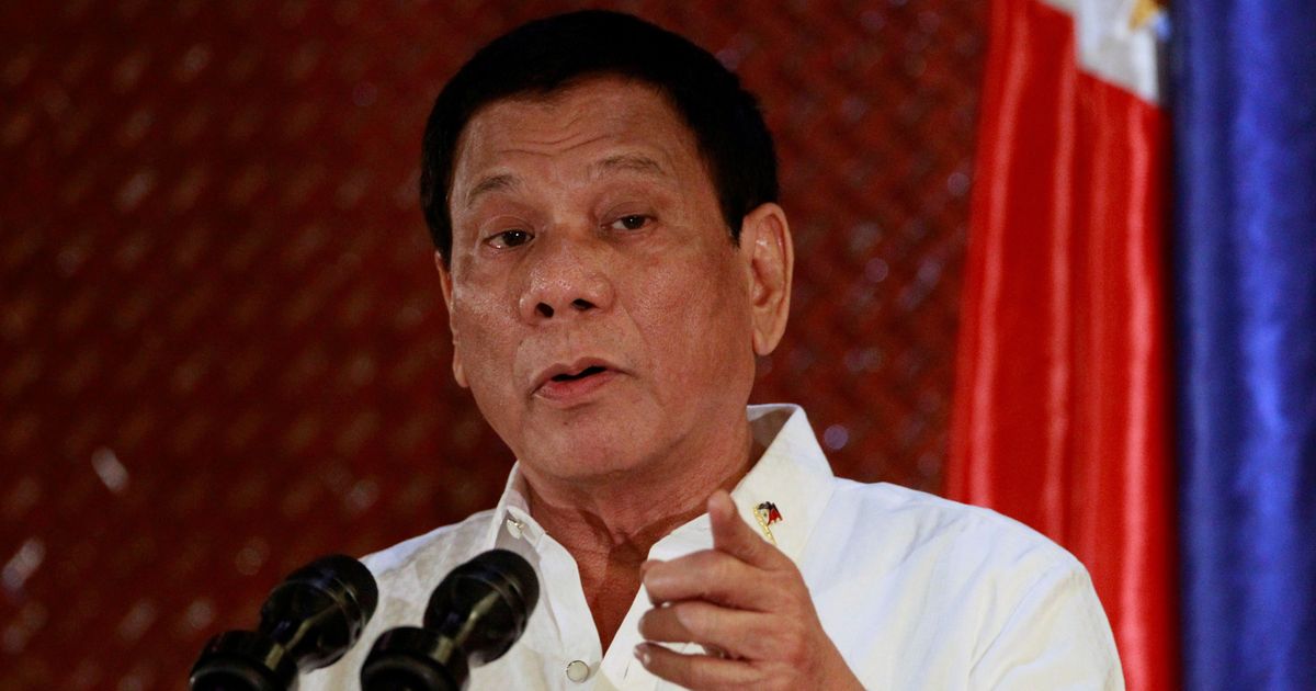 Philippines president says he stabbed a person when he was only 16