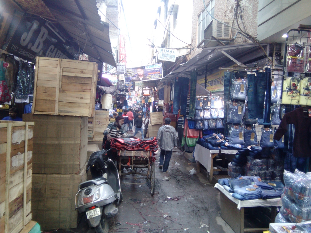 Guru Nanak Gali in Gandhi Nagar. Image Credit: Abhishek Dey Guru Nanak Gali in Gandhi Nagar. Image Credit: Abhishek Dey