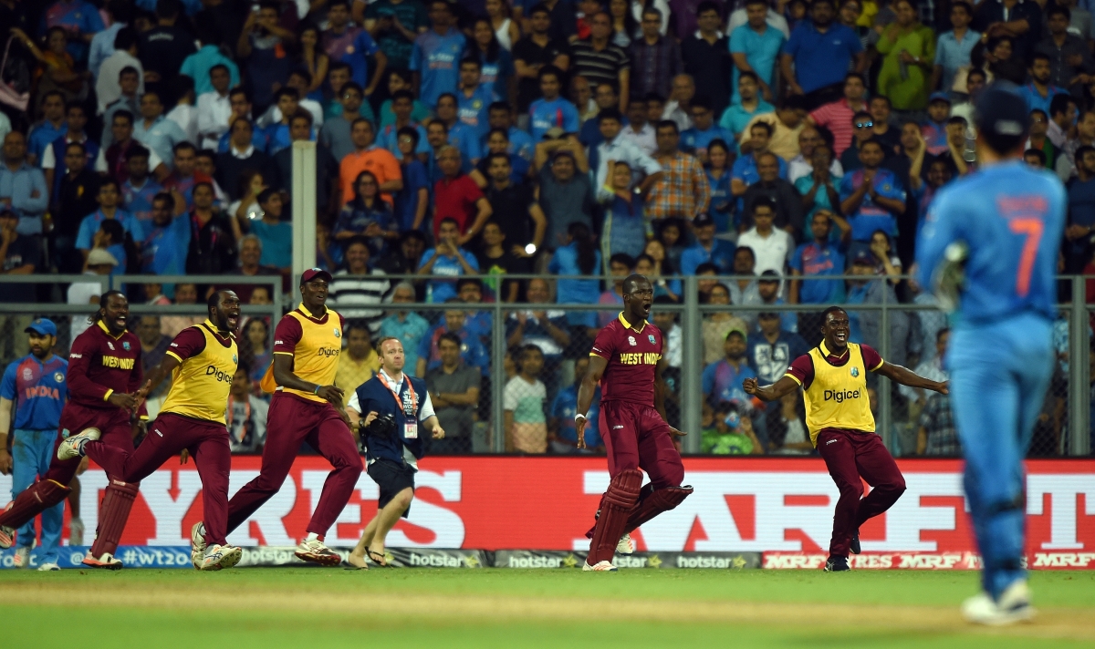 The West Indies silenced the Wankhede in their World T20 semi-final against India (Image credit: AFP) The West Indies silenced the Wankhede in their World T20 semi-final against India (Image credit: AFP)