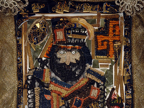 King Heracle on the throne, by Sergei Parajanov. King Heracle on the throne, by Sergei Parajanov.