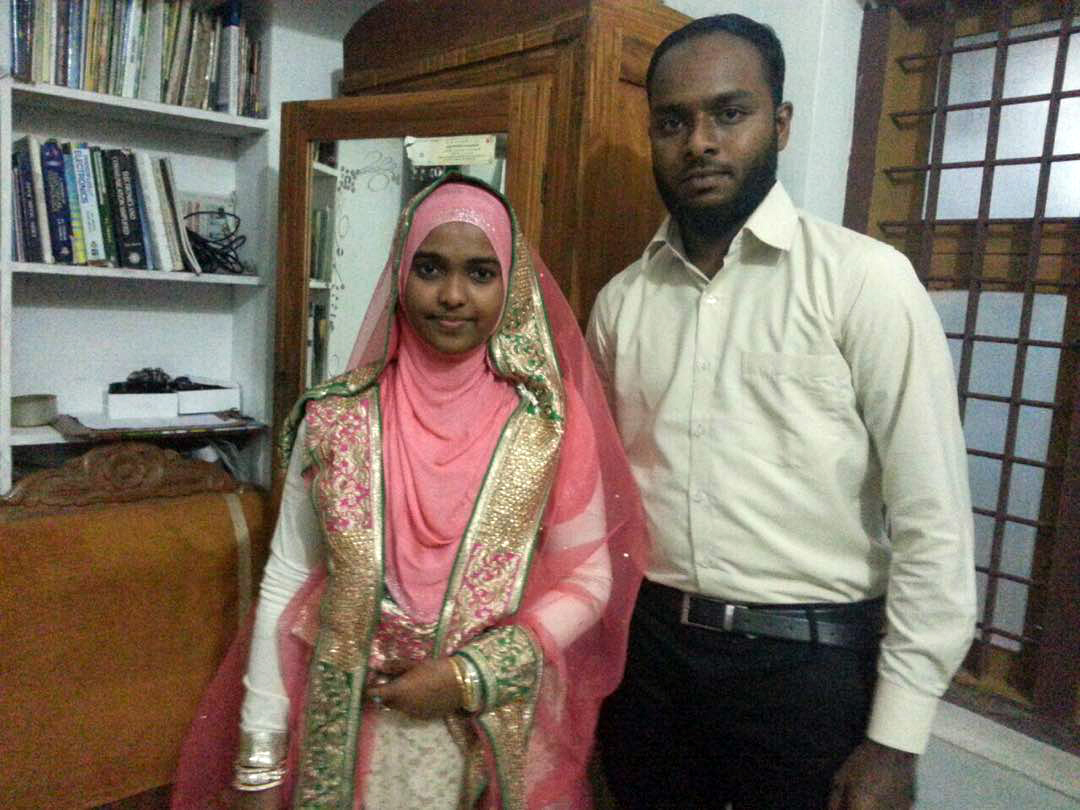 Hadiya and Shafin Jahan on the day of their wedding. Photo credit: Special arrangement Hadiya and Shafin Jahan on the day of their wedding. Photo credit: Special arrangement