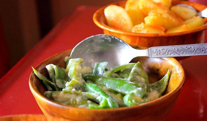 Ema Datsi is a spicy dish made with large, green chili peppers in a cheesy sauce. Credit: Wikimedia Commons Ema Datsi is a spicy dish made with large, green chili peppers in a cheesy sauce. Credit: Wikimedia Commons