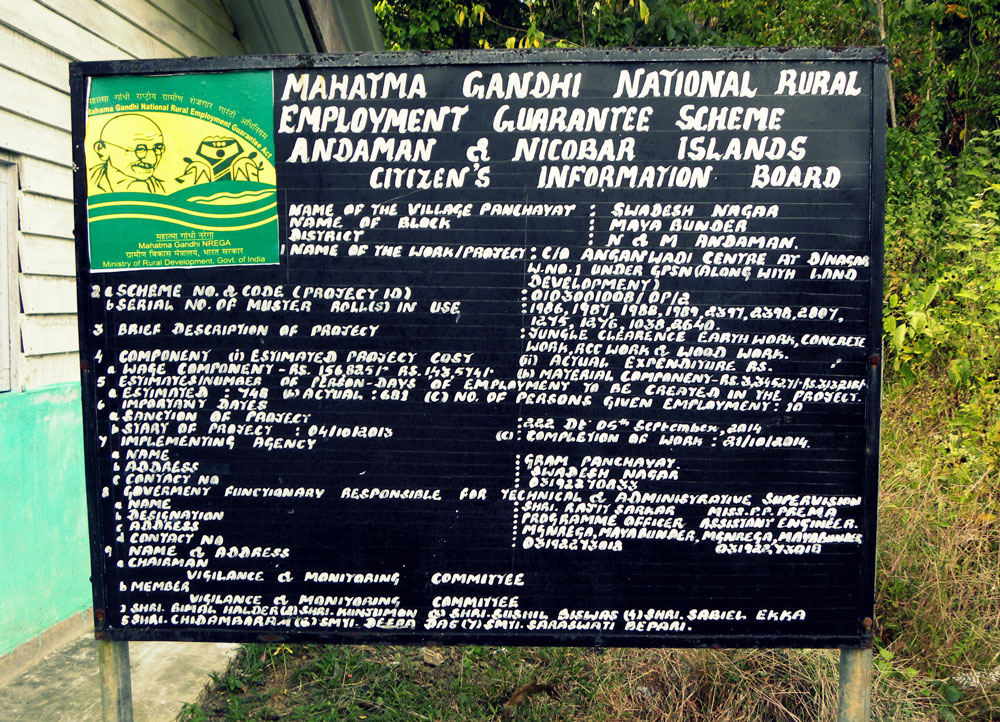What Andamans can teach the rest of India How best to use NREGA