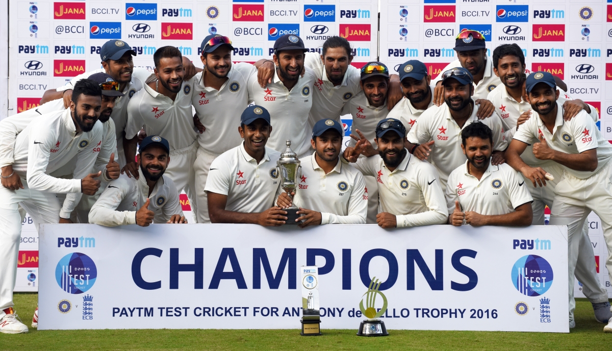 India ended the year by blanking England 4-0 in a five-Test series (Image credit: AFP) India ended the year by blanking England 4-0 in a five-Test series (Image credit: AFP)
