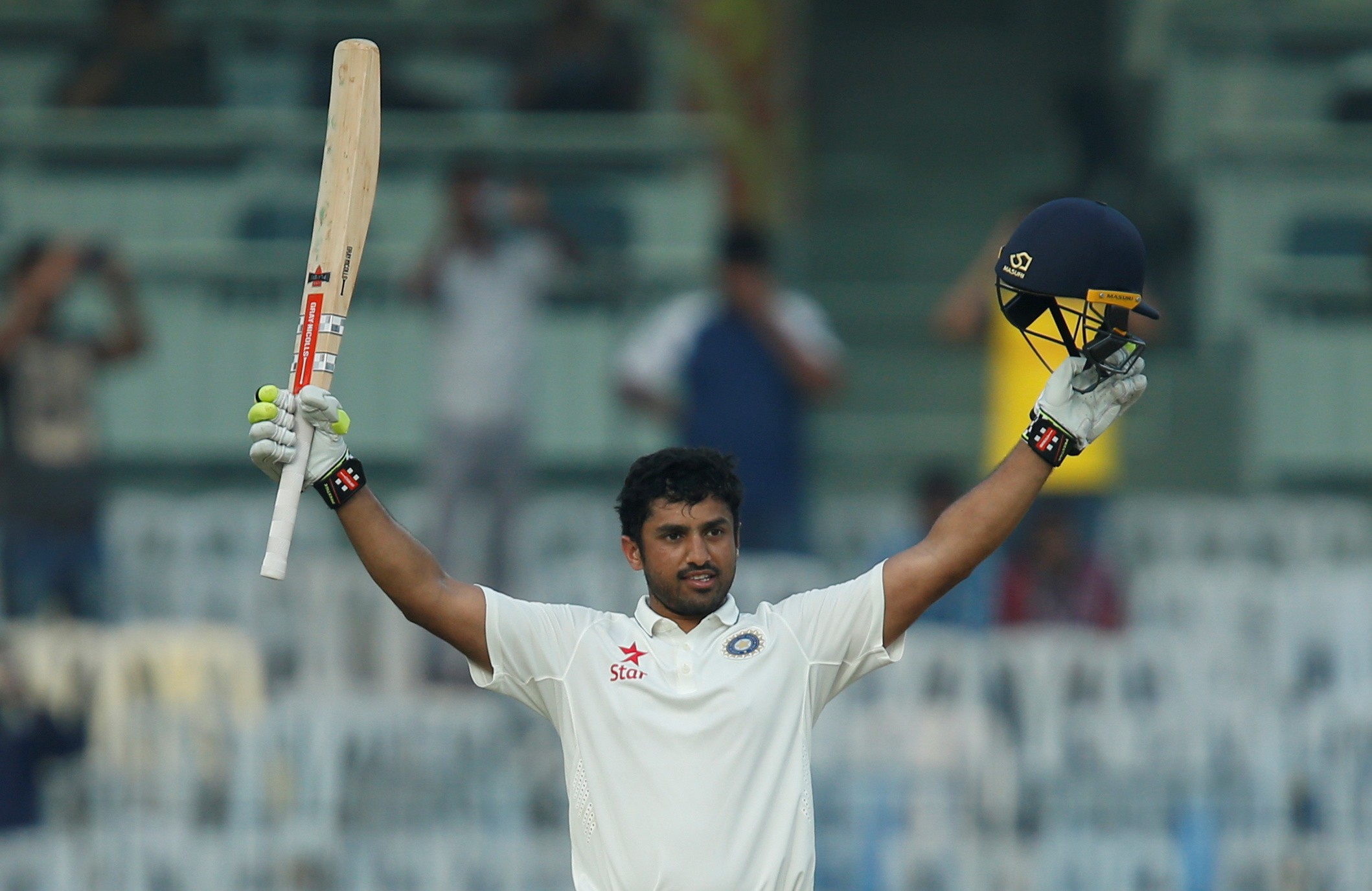 Karun Nair's triple century showed the strength of India's bench (Image credit: Reuters) Karun Nair's triple century showed the strength of India's bench (Image credit: Reuters)