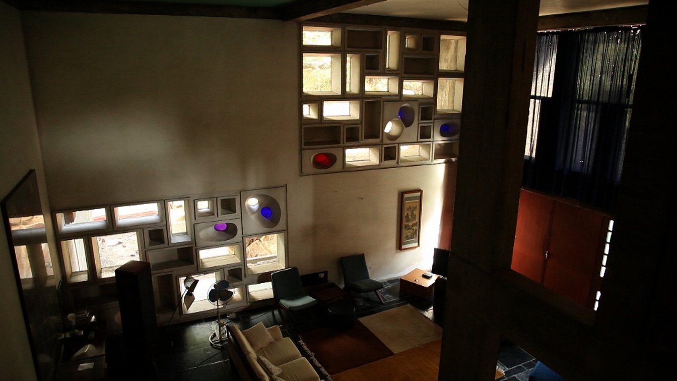 Shodhan Villa in Ahmedabad. Courtesy Films Division. Shodhan Villa in Ahmedabad. Courtesy Films Division.