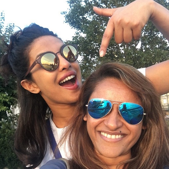 Priyanka Chopra and Rohini Iyer. Courtesy Rohini Iyer/Twitter.