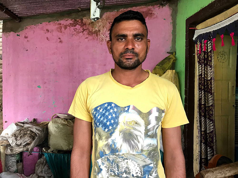 Salim Mansuri, brother of Sajjad Mansuri, one of the arrested. Photo credit: Mridula Chari Salim Mansuri, brother of Sajjad Mansuri, one of the arrested. Photo credit: Mridula Chari