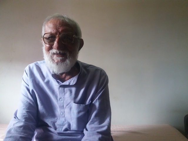 GG Parikh, 94, is co-founder of the Yusuf Meherally Centre in Mumbai. Parikh participated in the Quit India movement as a 17-year-old. Photo credit: Aarefa Johari GG Parikh, 94, is co-founder of the Yusuf Meherally Centre in Mumbai. Parikh participated in the Quit India movement as a 17-year-old. Photo credit: Aarefa Johari