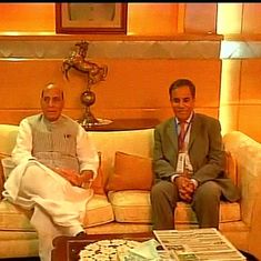 Rajnath Singh arrives in Islamabad for SAARC summit amid protests against his visit