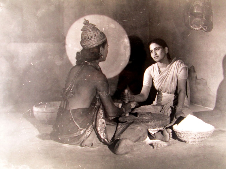 Hansa Wadkar in VG Damle’s ‘Sant Sakhu’ (1941). Courtesy Sahapedia.org.
