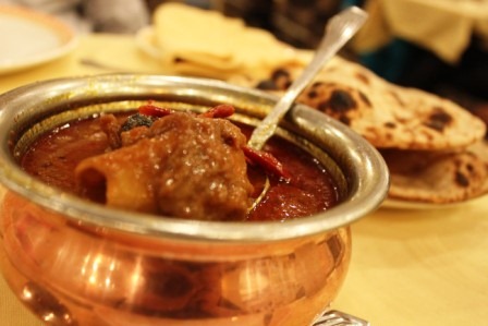 Laal maas, a signature spicy meat dish from Rajasthan (Image courtesy: Finelychopped.net). Laal maas, a signature spicy meat dish from Rajasthan (Image courtesy: Finelychopped.net).